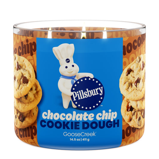 Chocolate Chip Cookie Dough 3-Wick Pillsbury Candle