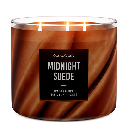 Midnight Suede 3-Wick Candle